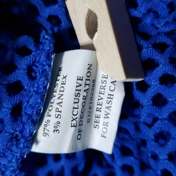 Club Z Collection Mesh Beach Pants Size Medium - Picture 4 of 8